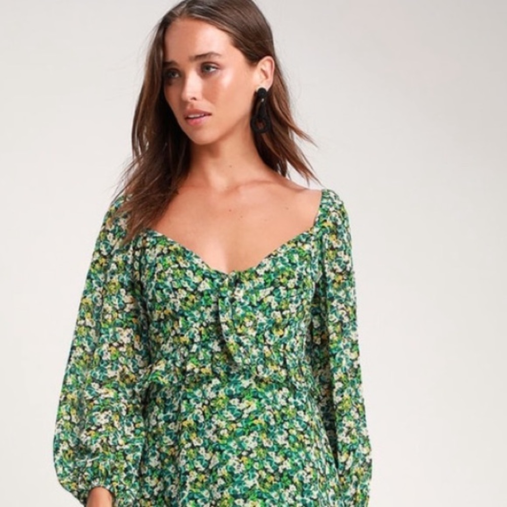 Lulus Floral Top